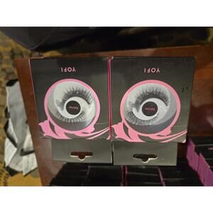 Big Lot Of 20 False Lashes Kits New In Boxes YOFI FISHNET